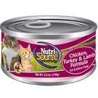 NutriSource 92020 Canned Cat Food [Chicken/Turkey/Lamb] [5 oz] (12 ct)