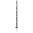 48" Fence Post-Step-In Poly [Black]