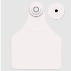 Allflex White Blank Ear Tags [Female & Large Button] (25 Count)