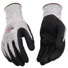 Kinco 1894CR-XL Cutflector Knit Shell Gloves [XL] (Black/Gray)