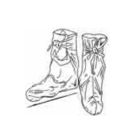 Disposable Boots - Knot-A-Boot Jumbo 50 Count