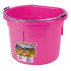 Duraflex Plastic Flatback 8 Quart Bucket [Hot Pink]

