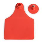 Allflex Ear Tags Female & Button Large Red Blank 25 Count