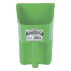 Enclosed 3-Quart Plastic Feed Scoops [Green]