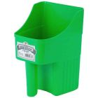 Enclosed 3-Quart Plastic Feed Scoops [Lime Green]