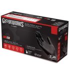 Ammex GPNB42100 GlovePlus Powder Free Nitrile Gloves [Black] [Small] (100 ct)