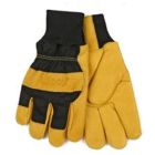 KINCO Grain Deerskin Leather Palm, Lined Gloves [Large]