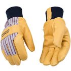 Kinco Lined Grain Leather Palm w/Knit Wrist Gloves 1927KW [Lg]