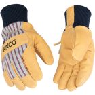 Kinco Lined Grain Leather Palm w/Knit Wrist Gloves 1927KW [XXL]