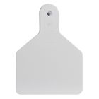 No-Snag Blank Calf ID Ear Tags [White] (25 Count)