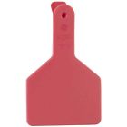 No-Snag Long Neck Blank Calf ID Ear Tags [Red] (25 Count)