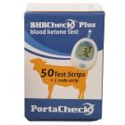 PortaCheck BHBCheck Plus Blood Ketone Test Strips (50 Count)