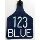 Ritchey Blank Universal Tags [Blue Tag/White Core] (25 Count)