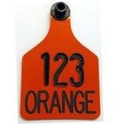Ritchey Blank Universal Tags [Orange Tag/Black Core] (25 Count)
