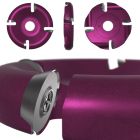 Roto-Clip - 4 Slot Round Carbide Disc 4" Purple