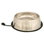 Stainless Steel API Heated Pet Bowl with Hutch Mount  90 [1 qt]