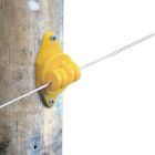 Wood Post Claw Insulator [Yellow]