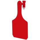 YTAG Cow 1-Piece Blank Tag [Red] (25 Count)