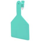 Z-Tag 700 2003-836 Blank Calf One Piece No Snag Ear Tag [Turquoise] (100 ct)