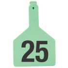Z-Tag Cow 1-25 (Green) [25]