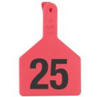 Z-Tag Cow 26-50 (Red) [25 ct]