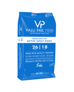 Valu-Pak Free 26/18 Active Dog Food [50lb]