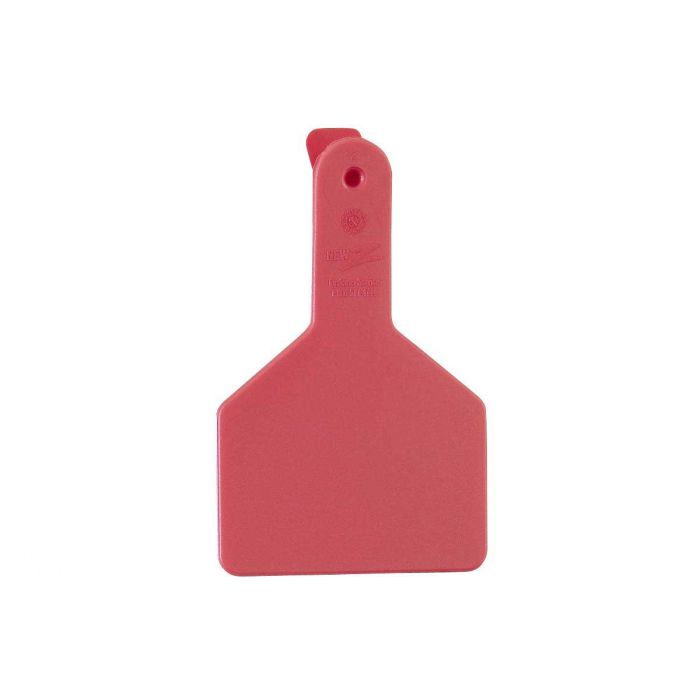 Z-TAG CALF TAG ONE PIECE 2-3/8" W x 3-3/4" H Blank Long Neck PINK 25 Count 