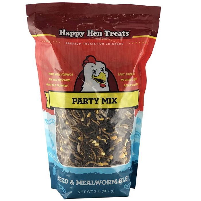Happy Hen Party Mix Seed Mealworms 2 lb