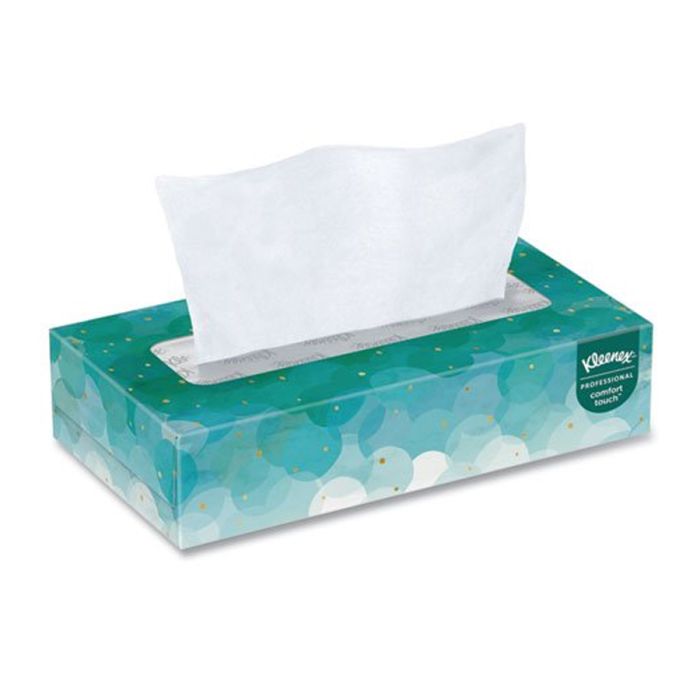 Kimberly Clark 21400 Facial Kleenex Tissue [2-ply] 8-1/2 in] [White] (100