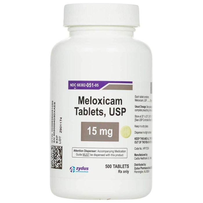 Meloxicam Tablets [15mg] (500 Count) | Armor Animal Health