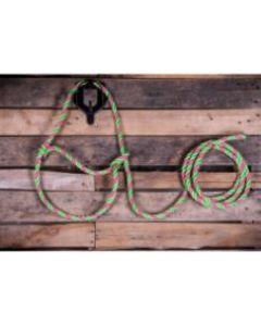 Cow Poly Halter [Lime Green/Pink]