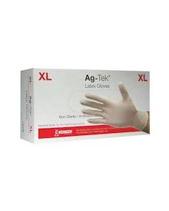 Ideal® Latex Gloves-POWDER FREE Large Box [100 pcs]