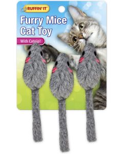 Westminster Fur Mouse Trio with Catnip 32068 [3 ct]