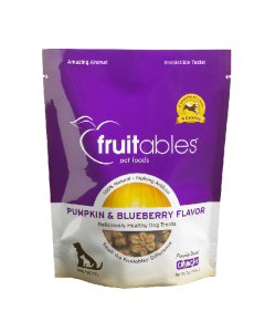 Fruitables Dog Treats - Pumpkin & Blueberry - 7 oz