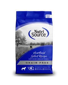 NutriSource Grain Free Heartland Select Dog Food - 30 lb