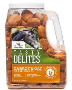 Manna Pro Tasty Delites Carrot Horse Treats [3 lb.]