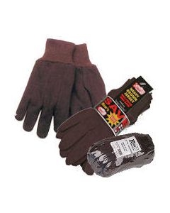 KINCO 9 oz Brown Jersey Gloves [Large] (3 Count)
