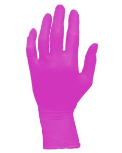 Nitrile Pink Disposable Gloves [Medium] (100 Count)