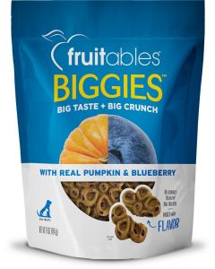 Fruitables® Biggies™ Dog Treats [Pumpkin & Blueberry] (16 oz.)