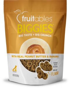 Fruitables® Biggies™ Dog Treats [Peanut Butter & Banana] (16 oz.)