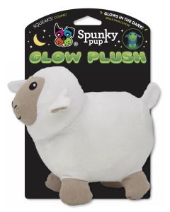 Spunky Pup 3102 Large Glow Plush White Lamb
