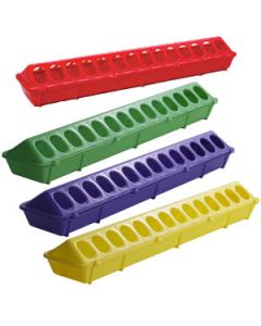 20" Plastic Poultry Feeder [Lime Green]