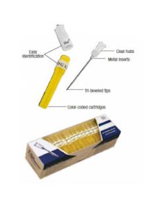 Poly Hub Disposable Needles 9365 (Yellow)