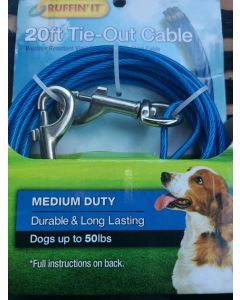 Westminster Medium Duty Tie-Out Cable 29120 [20 ft]