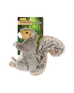 Woodlands Plush Dog Toy w/Squeaker [Squirrel]