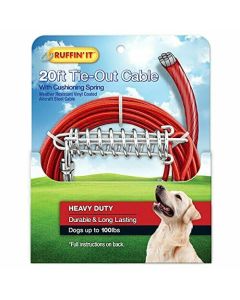 Westminster Heavy Duty Cable Tie-Out w/Spring 29220 [20 ft]