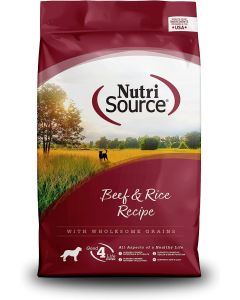 Nutrisource Dog Food (Beef & Rice) [30 lb]