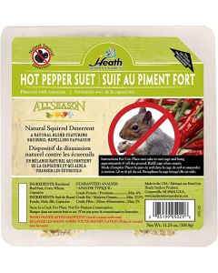 Heath Manufacturing DD-25 Hot Pepper Suet Bird Feed [11 oz] (12 ct)
