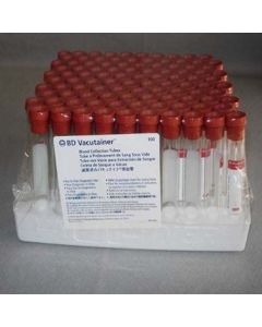 Air Tite BD366430 Red Blood Tubes [10 mL] (100 ct)