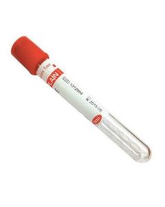 Air Tite MV6P Red Plastic Blood Tubes [6 mL] (100 ct)